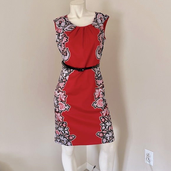 New Suzanne Betro Sleeveless Midi Dress